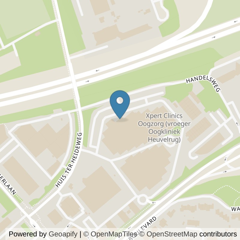 Map: location of SportCity Zeist Huis ter Heideweg in Zeist