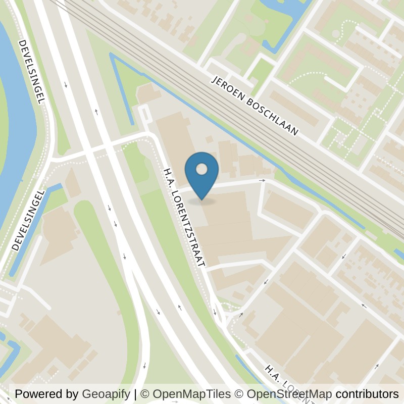 Map: location of SportCity Zwijndrecht in Zwijndrecht