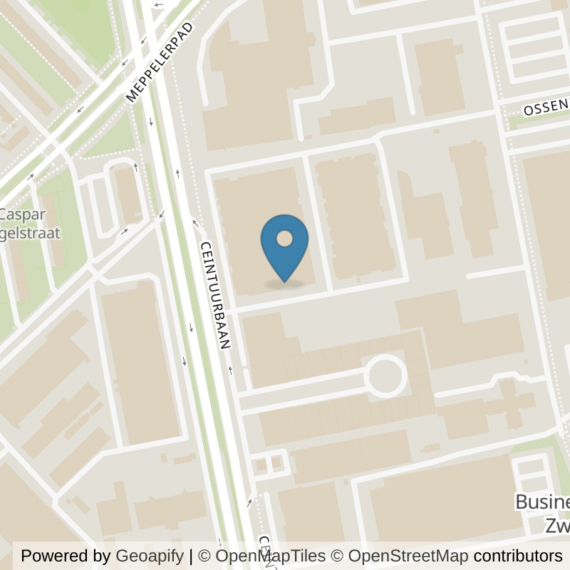 Map: location of SportCity Zwolle in Zwolle