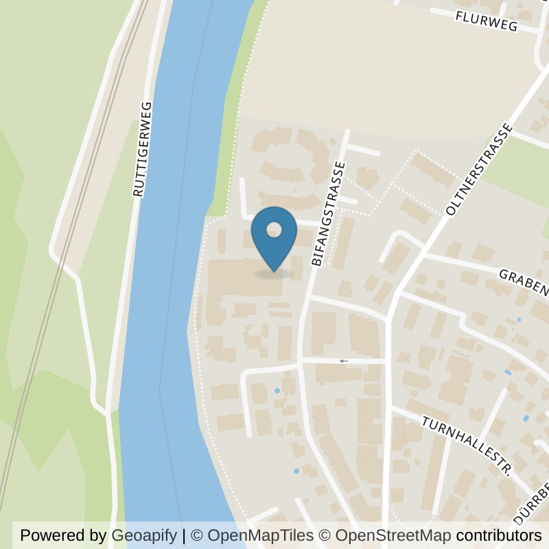Map: location of SportGYM Heiton AG dein Fitness und Gesundheitscenter in der Region Olten in Aarburg