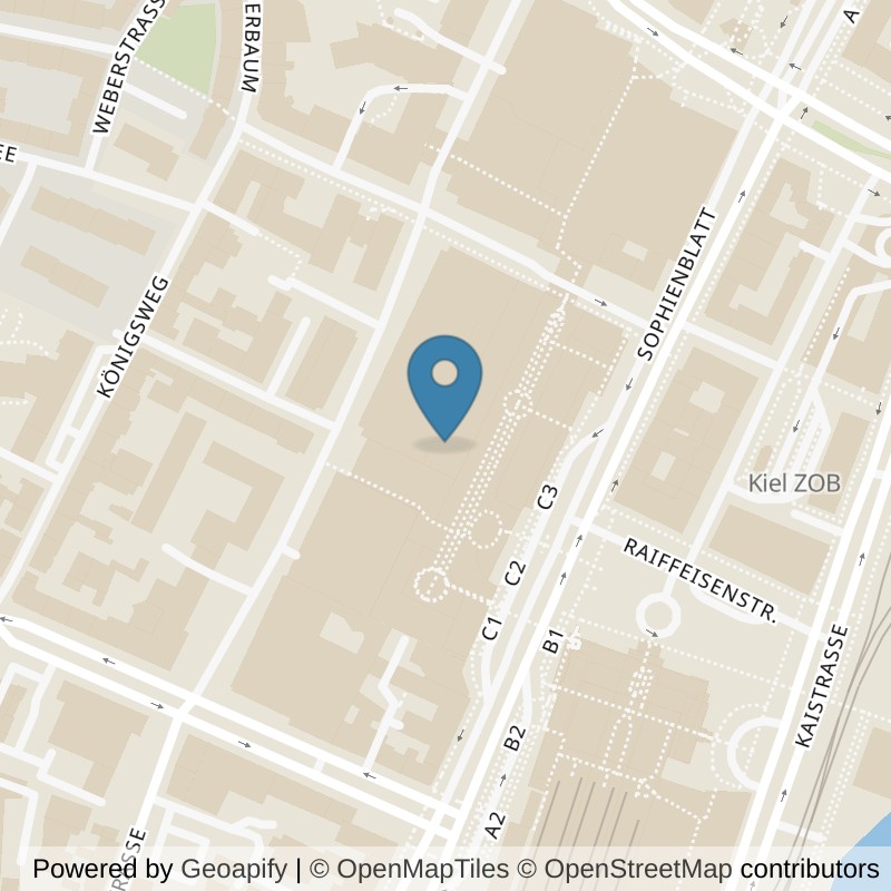 Map: location of Sports Club Kiel in Kiel