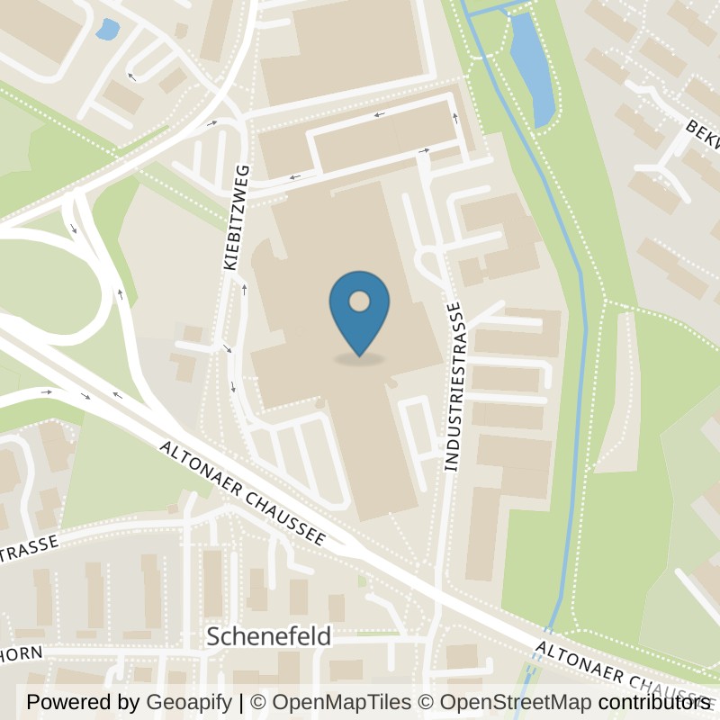 Map: location of Sports Club Schenefeld in Schenefeld