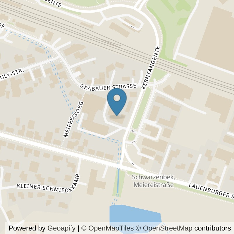 Map: location of Sports Club Schwarzenbek in Schwarzenbek