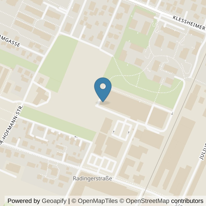 Map: location of sportssupport Panzerhalle by laux & team in Salzburg