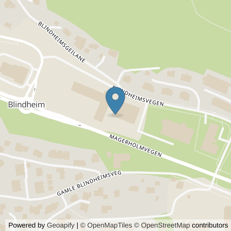 Map: location of Sporty Ålesund Blindheim in Ålesund