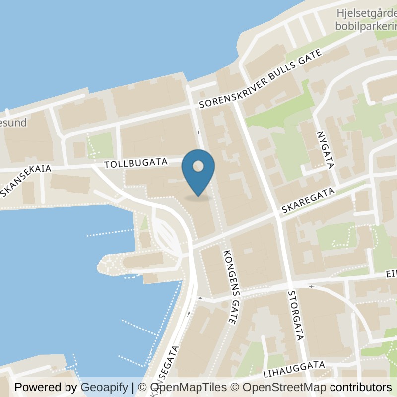 Map: location of Sporty Ålesund Skansegata in Ålesund