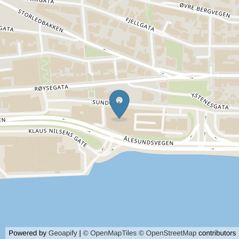 Map: location of Sporty Ålesund Sundgata in Ålesund