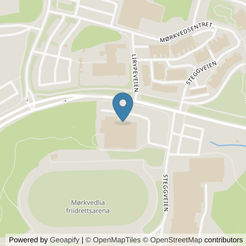 Map: location of Sporty Bodø Mørkved in Bodø