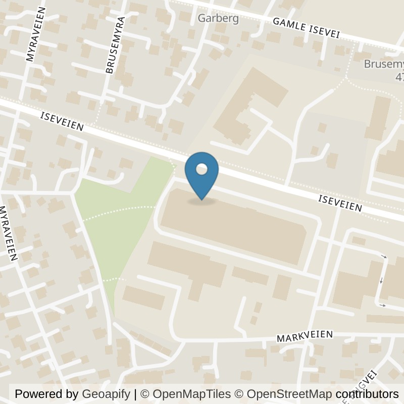 Map: location of Sporty Sarpsborg Iseveien in Borgenhaugen