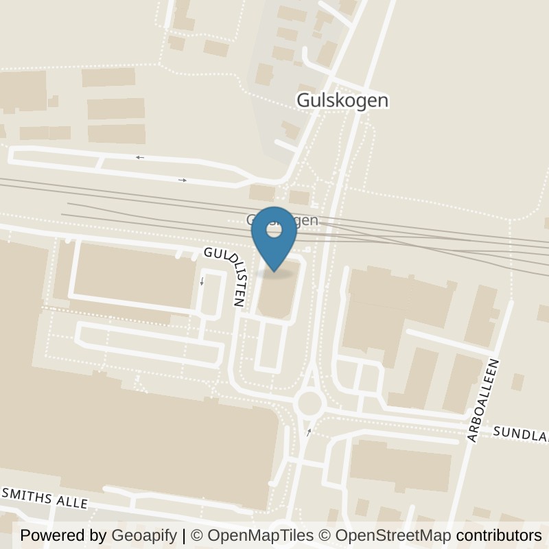 Map: location of Sporty Drammen Gulskogen in Drammen