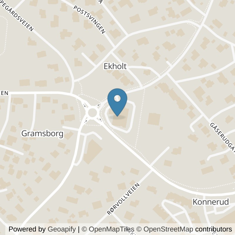 Map: location of Sporty Konnerud in Drammen