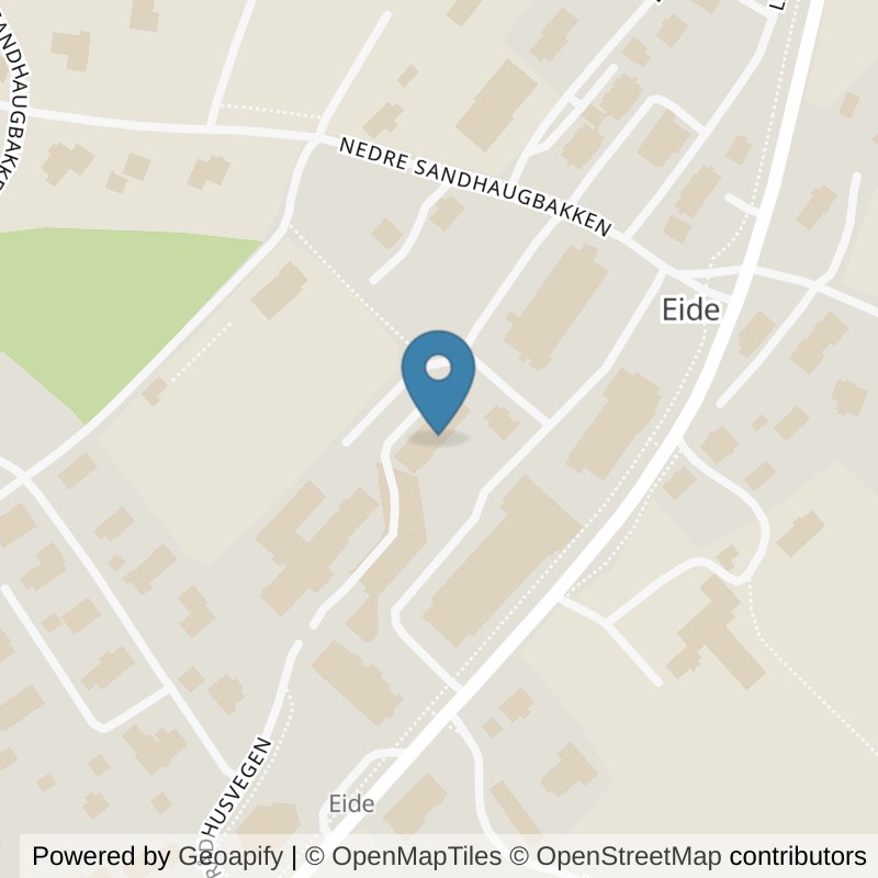 Map: location of Sporty Eide in Eide