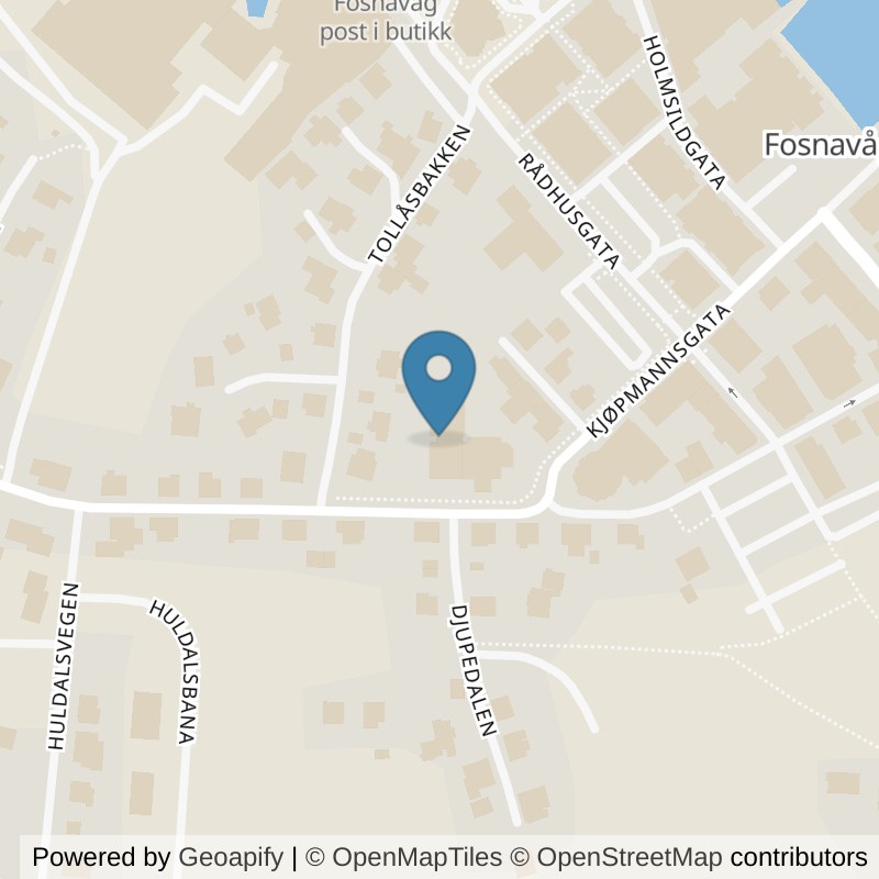 Map: location of Sporty Fosnavåg in Fosnavåg