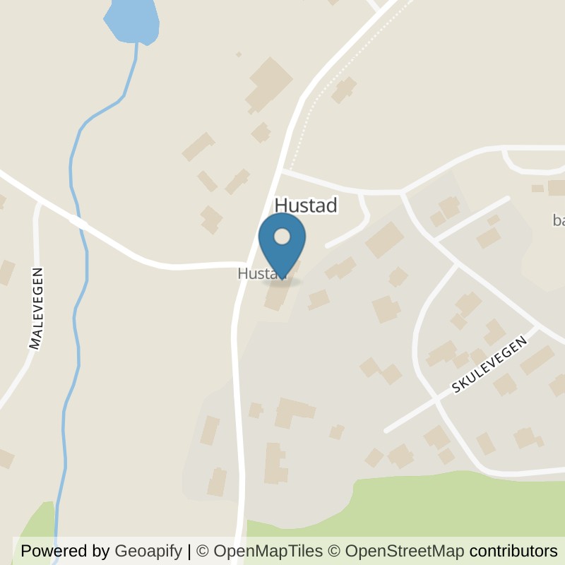 Map: location of Sporty Hustad in Hustad