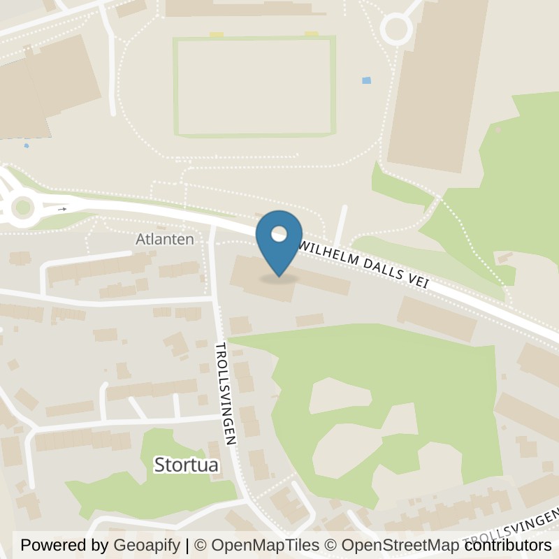 Map: location of Sporty Kristiansund Stortua in Kristiansund N