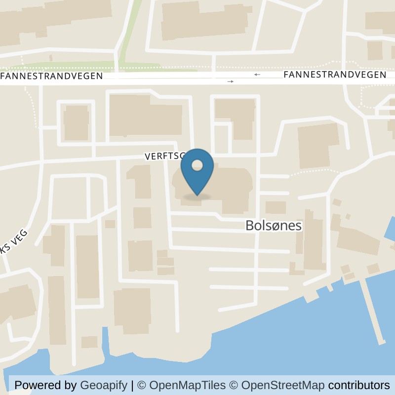 Map: location of Sporty Molde Moldehallen in Molde ( Inngang C )