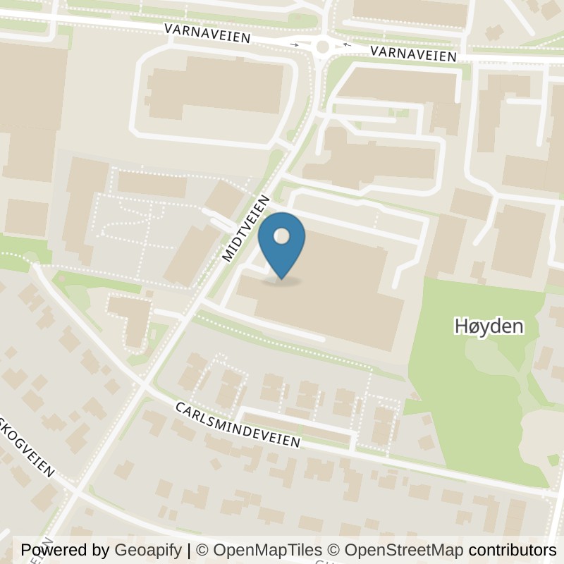 Map: location of Sporty Moss Toppform in Moss