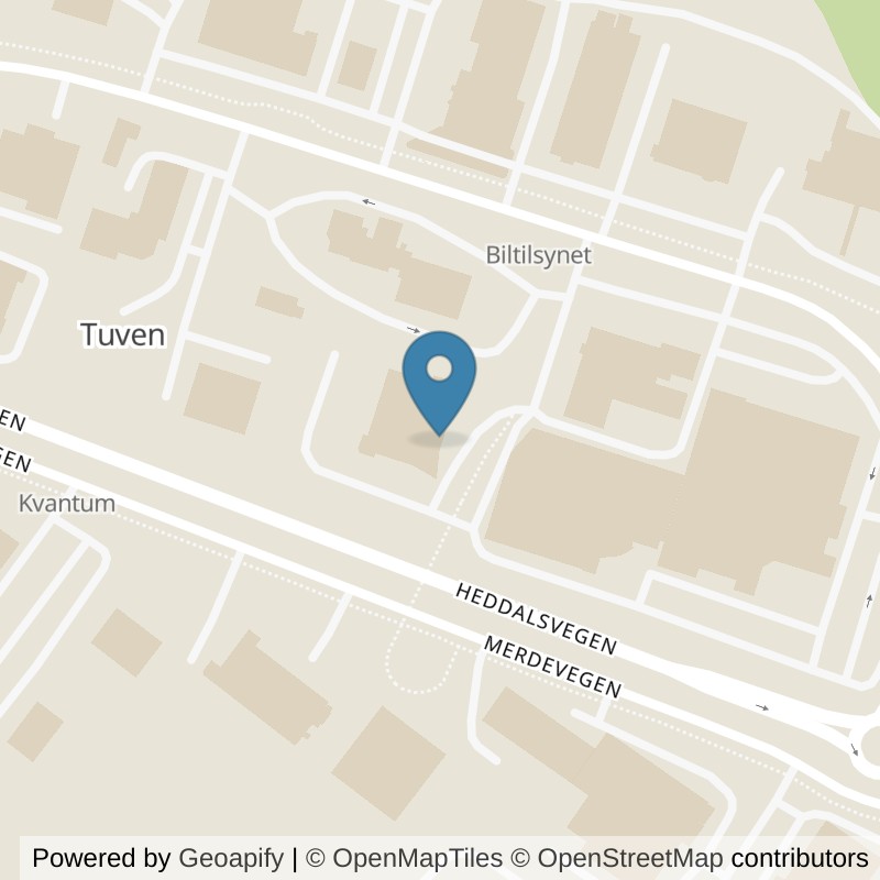 Map: location of Sporty Notodden in Notodden