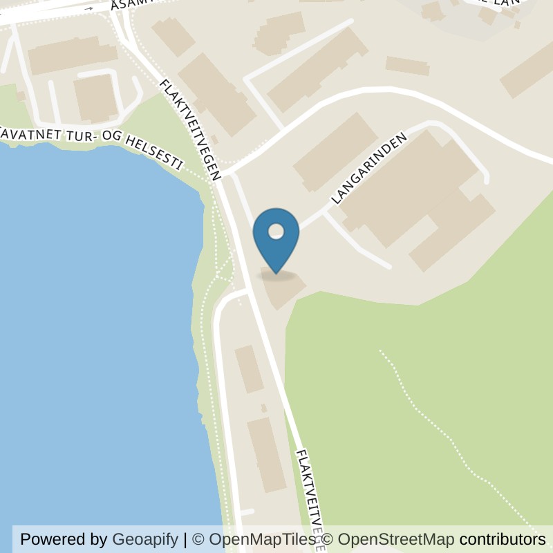 Map: location of Sporty Bergen Nyborg in Nyborg