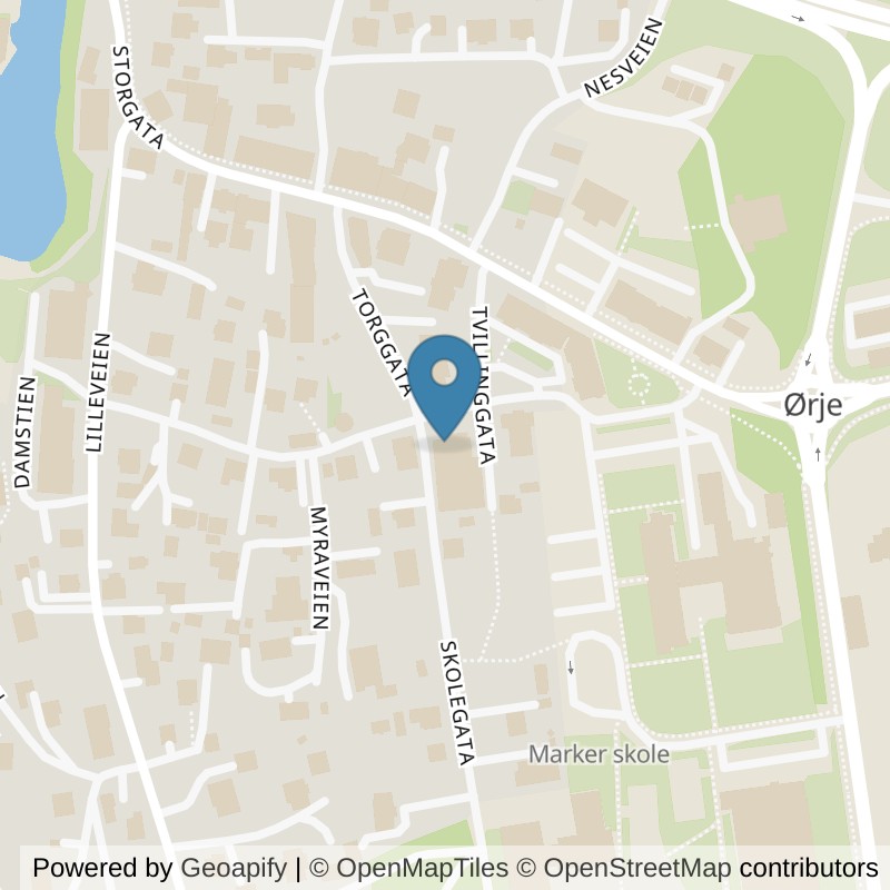 Map: location of Sporty Ørje in Ørje