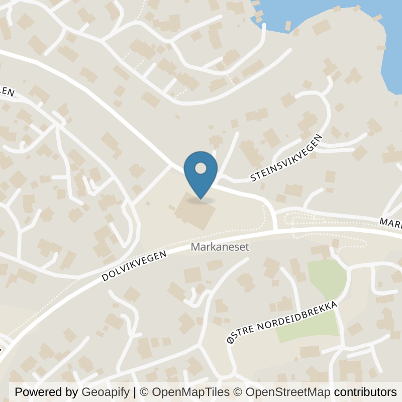 Map: location of Sporty Bergen Søreide in Søreidgrend