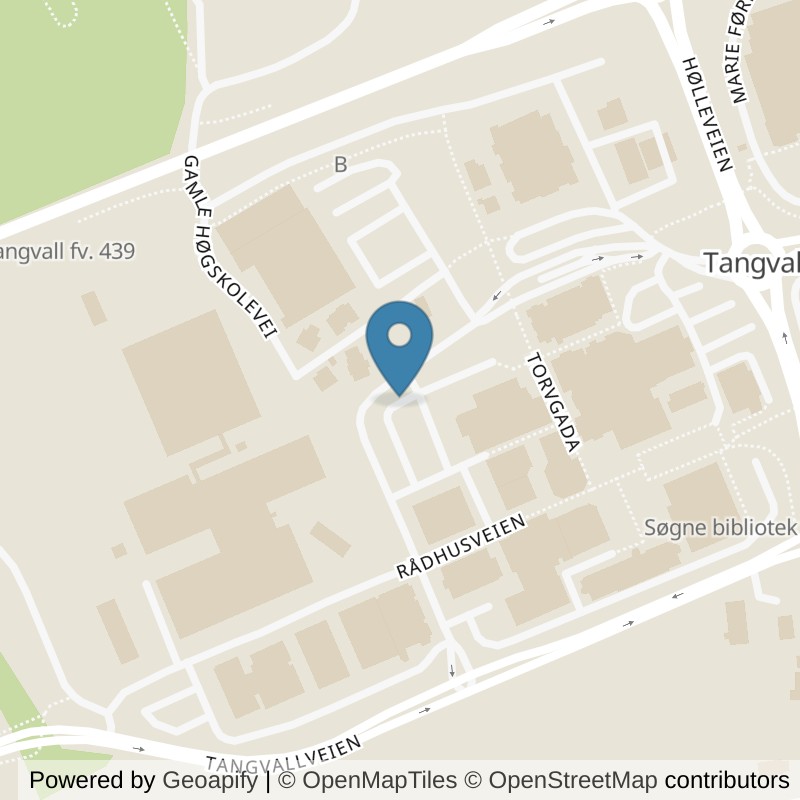 Map: location of Sporty Søgne in Tangvall