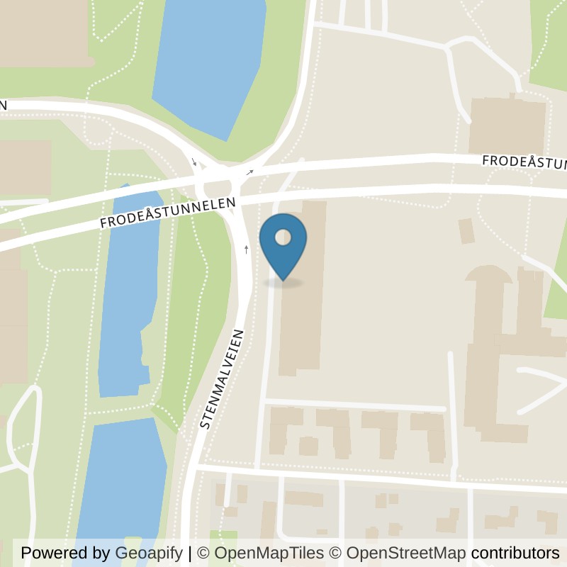 Map: location of Sporty Tønsberg Gressbanen in Tønsberg