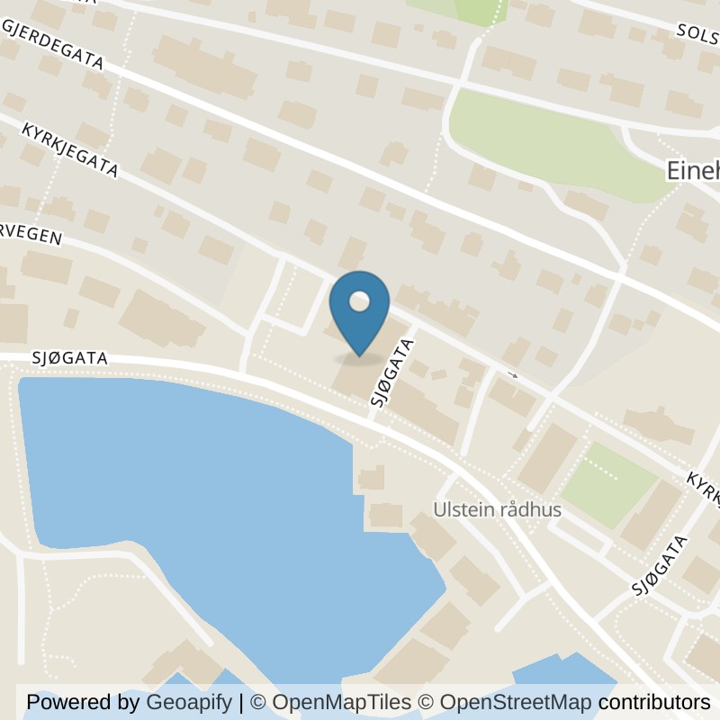 Map: location of Sporty Ulstein Ulsteinvik in Ulsteinvik