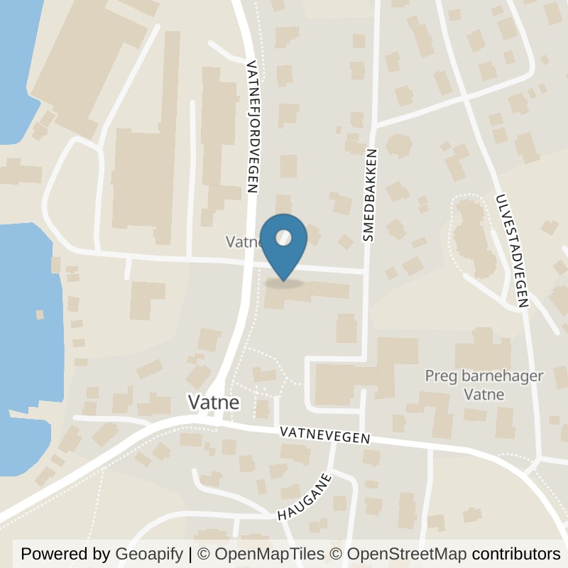 Map: location of Sporty Vatne in Vatne