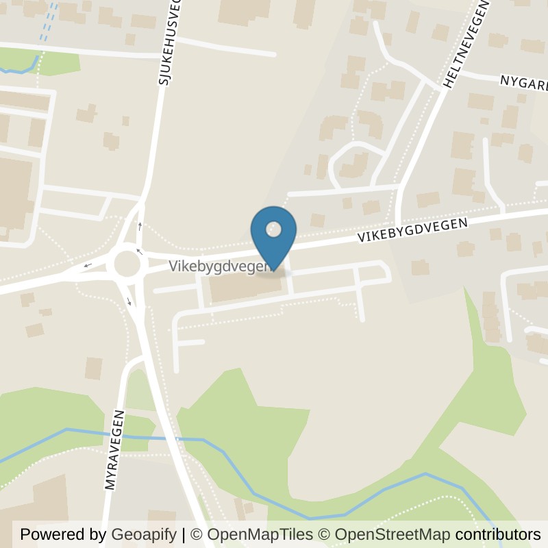 Map: location of Sporty Voldaportalen in Volda