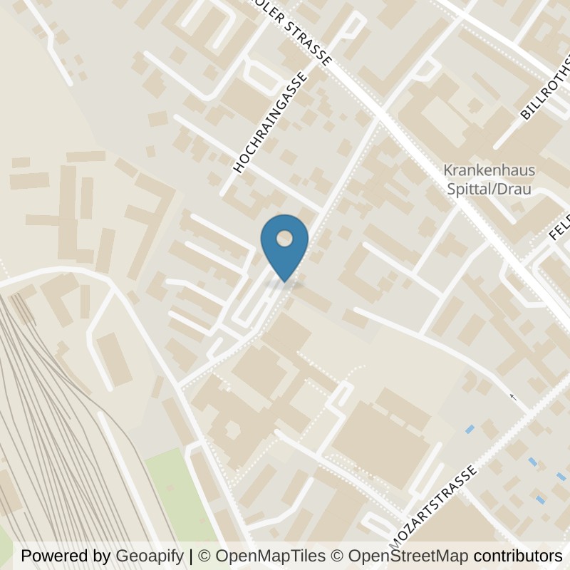 Map: location of Sportzentrum Spittal in Spittal an der Drau