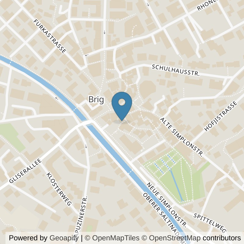 Map: location of Stadtfitness Brig in Brig-Glis