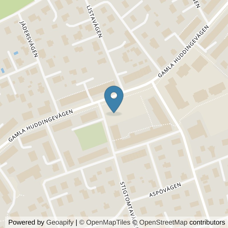 Map: location of STC Älvsjö Örby in Älvsjö