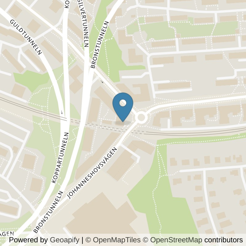 Map: location of STC Årsta Årstastråket in Årsta