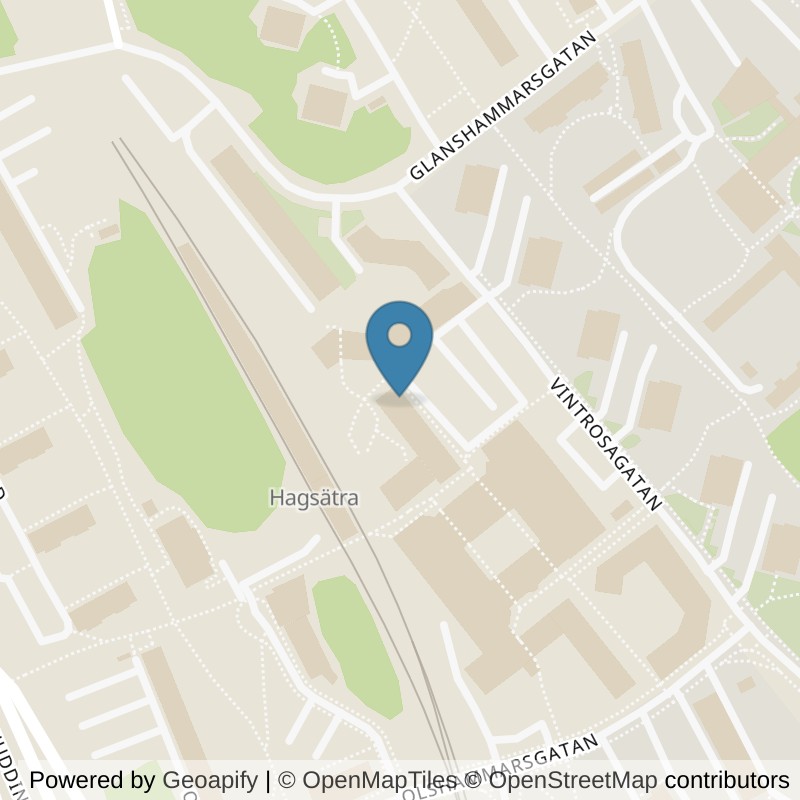 Map: location of STC Hagsätra Torg in Bandhagen