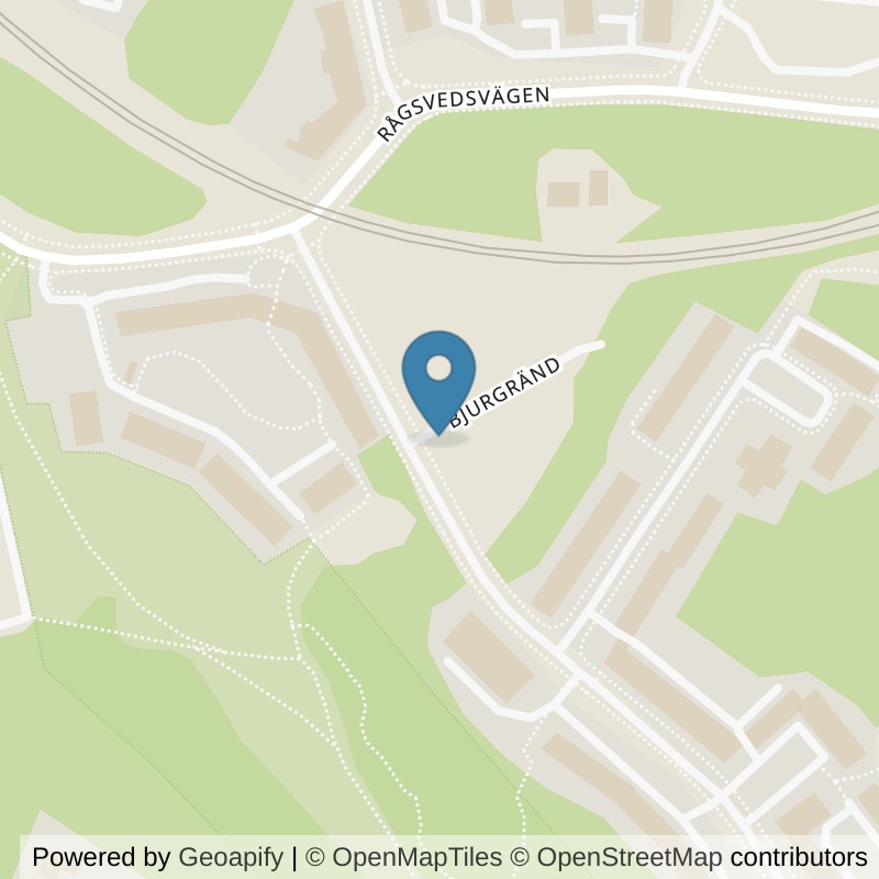 Map: location of STC Rågsved in Bandhagen