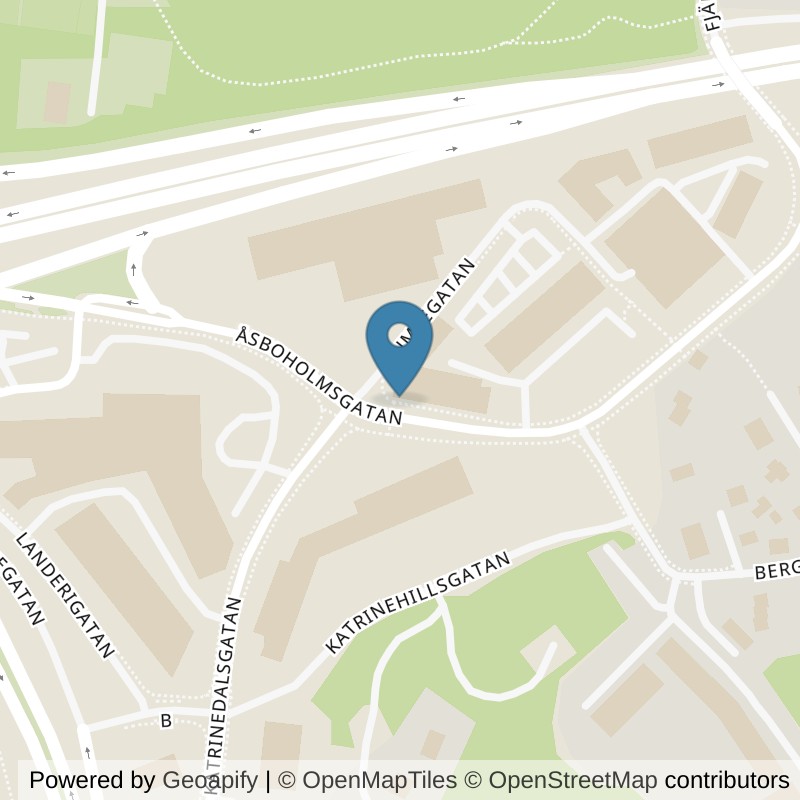 Map: location of STC Borås Katrinedal in Borås
