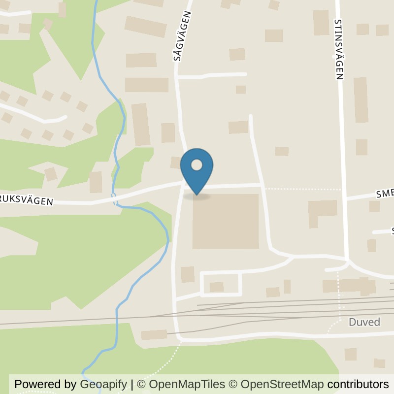 Map: location of STC Duved in Duved