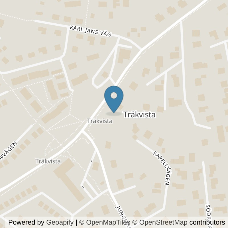 Map: location of STC Ekerö Träkvista Torg in Ekerö