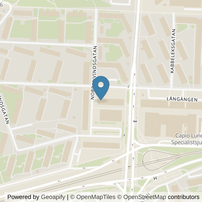 Map: location of STC Wieselgrensplatsen in Göteborg