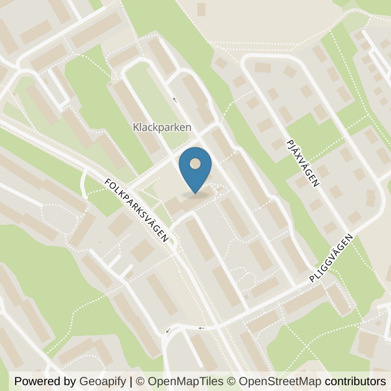 Map: location of STC Älvsjö Solberga in Hägersten