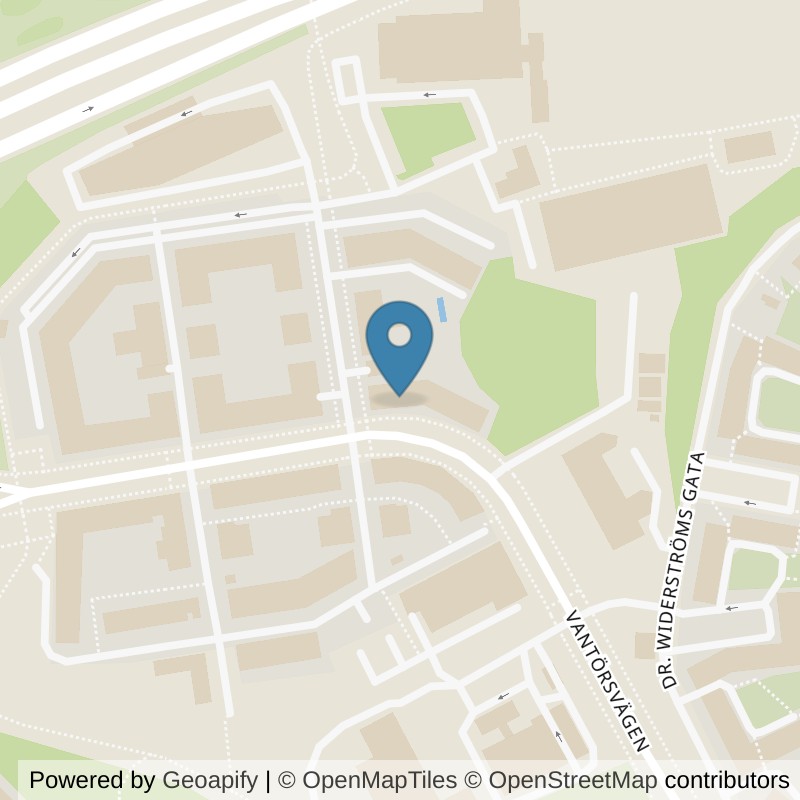 Map: location of STC Hägersten Fruängen in Hägersten
