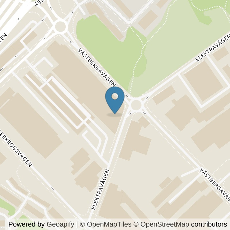 Map: location of STC Hägersten Västberga in Hägersten