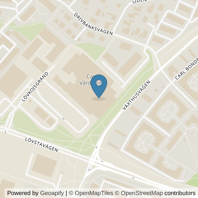 Map: location of STC Hässelby Åkermyntan in Hässelby