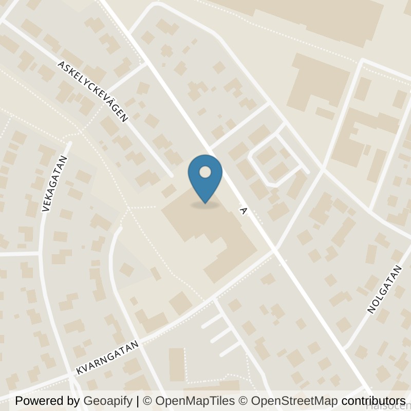 Map: location of STC Hjo in Hjo