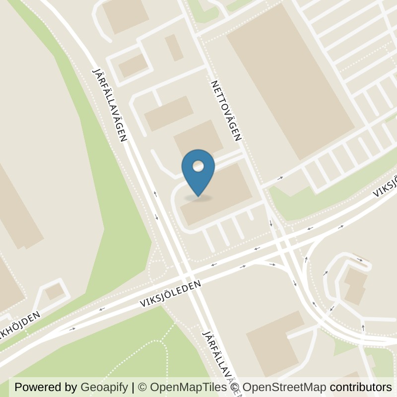 Map: location of STC Järfälla Nettovägen in Järfälla