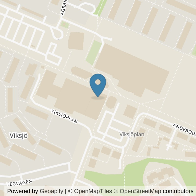 Map: location of STC Järfälla Viksjö Centrum in Järfälla