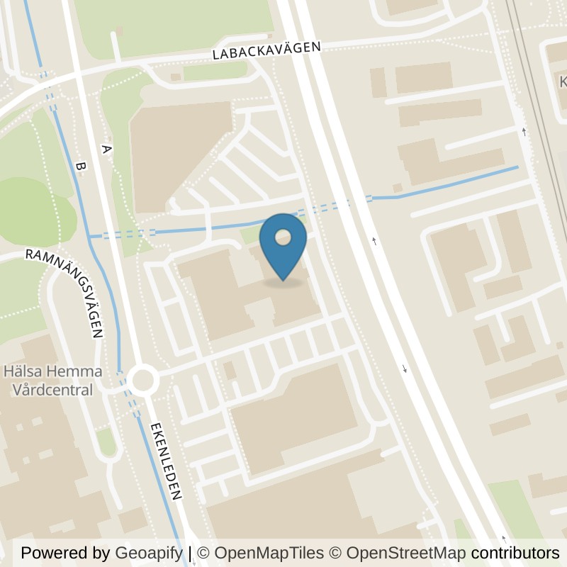 Map: location of STC Kållered in Kållered