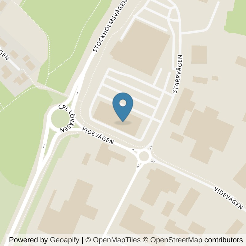 Map: location of STC Katrineholm Lövåsen in Katrineholm