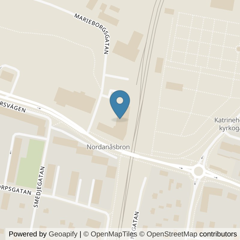 Map: location of STC Katrineholm in Katrineholm